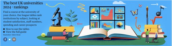 全英第一！2024卫报排名出炉，提赛德大学多门课程名列前茅！